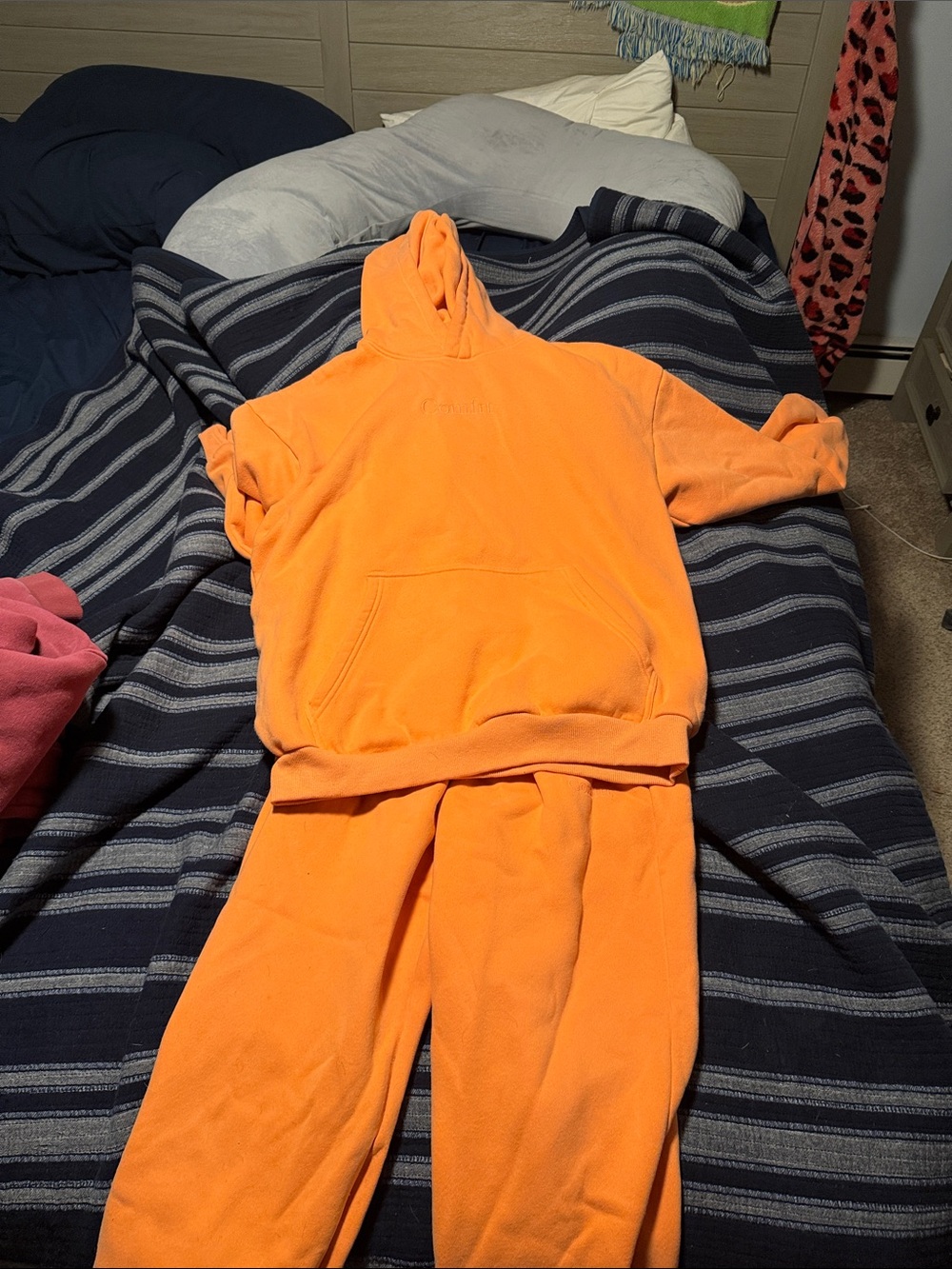 Comfrt coral Fleece Hoodie & Sweatpants Set